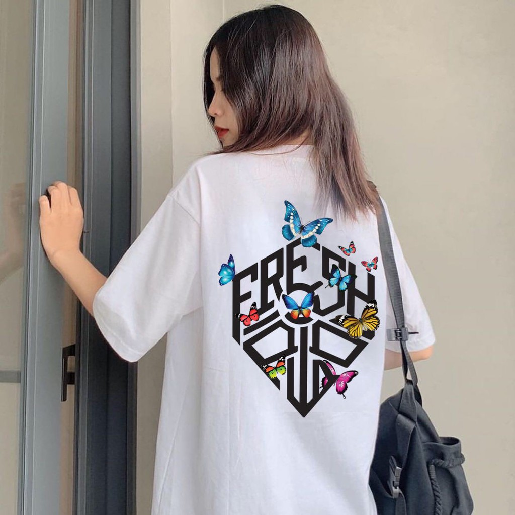 Áo Thun FRESH 2021 Form Rộng Nam Nữ TEEN Cực HOT_Zukabeo