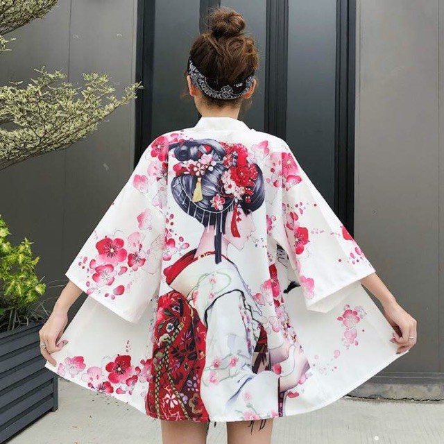 [ORDER] Áo khoác yukata hoạ tiết Nhật Bản Ulzzang