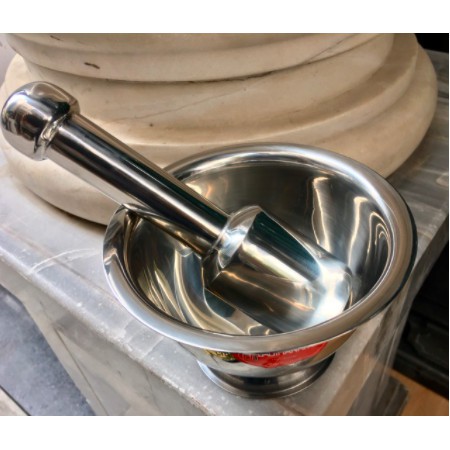 [ BAO GIÁ SHOPEE ] Bộ Cày Cối Inox Sang Trọng Sáng Bóng Đường Kích 18cm Siêu Tiện Dụng