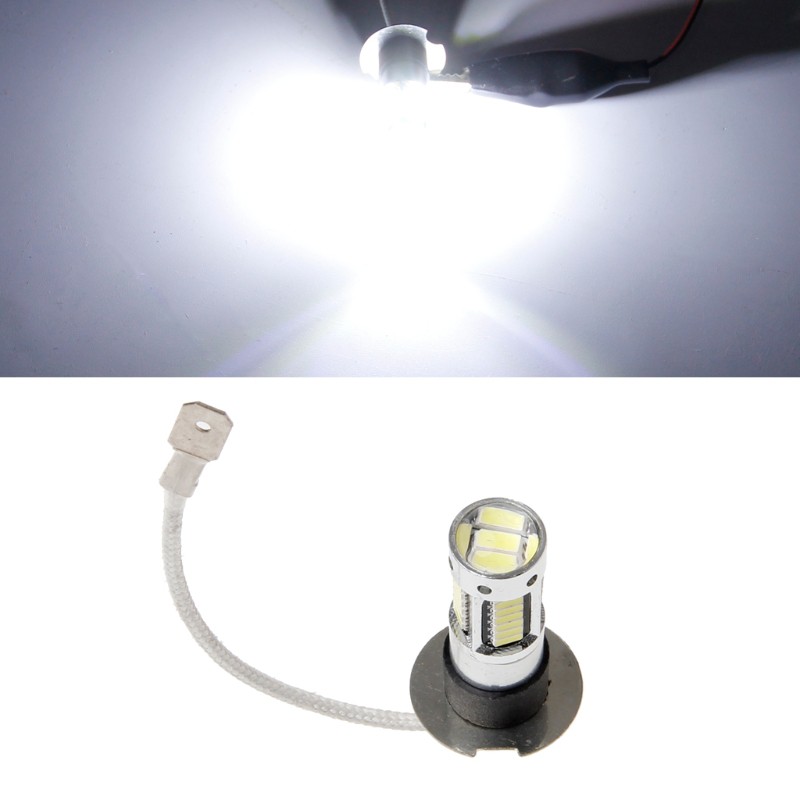 Đèn pha chống sương mù LED H3 H3 30w 4014 30smd 6000k dành cho xe hơi