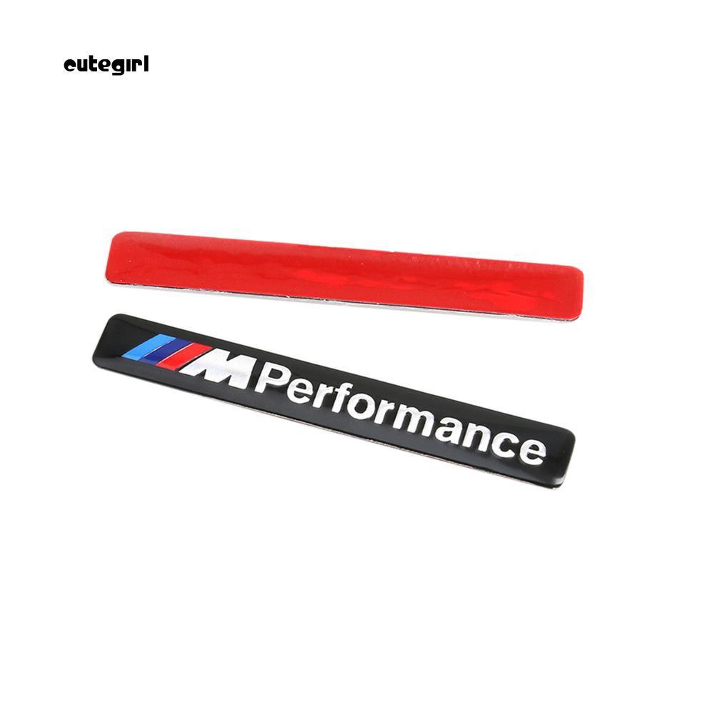 Miếng dán logo trang trí xe hơi BMW bằng kim loại