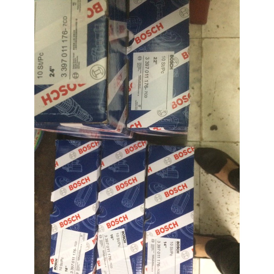 (Sỉ- lẻ)Gạt mưa xương sắt  Bosch Eco plus chính hãng (Đủ size từ 14 inch đến 26 inch) | BigBuy360 - bigbuy360.vn