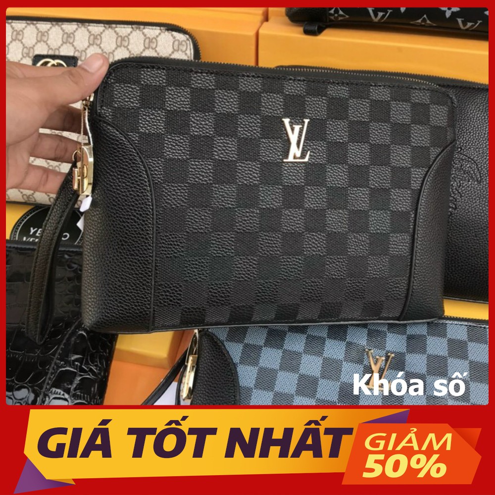 Ví Cầm Tay Nam Khóa Số / Ví Nam Cao Cấp