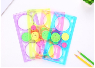 Multi-Purpose Geometric Ruler Set for Kids