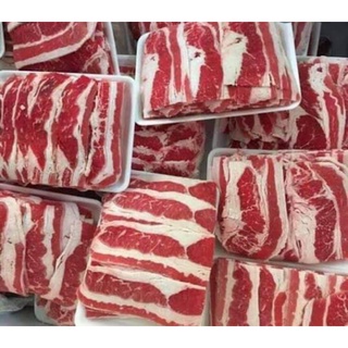 Ba chỉ bò Mỹ cắt lát