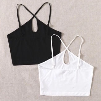 Áo ba lỗ, áo hai dây, áo chòng cổ, sét áo croptop hot SAN31