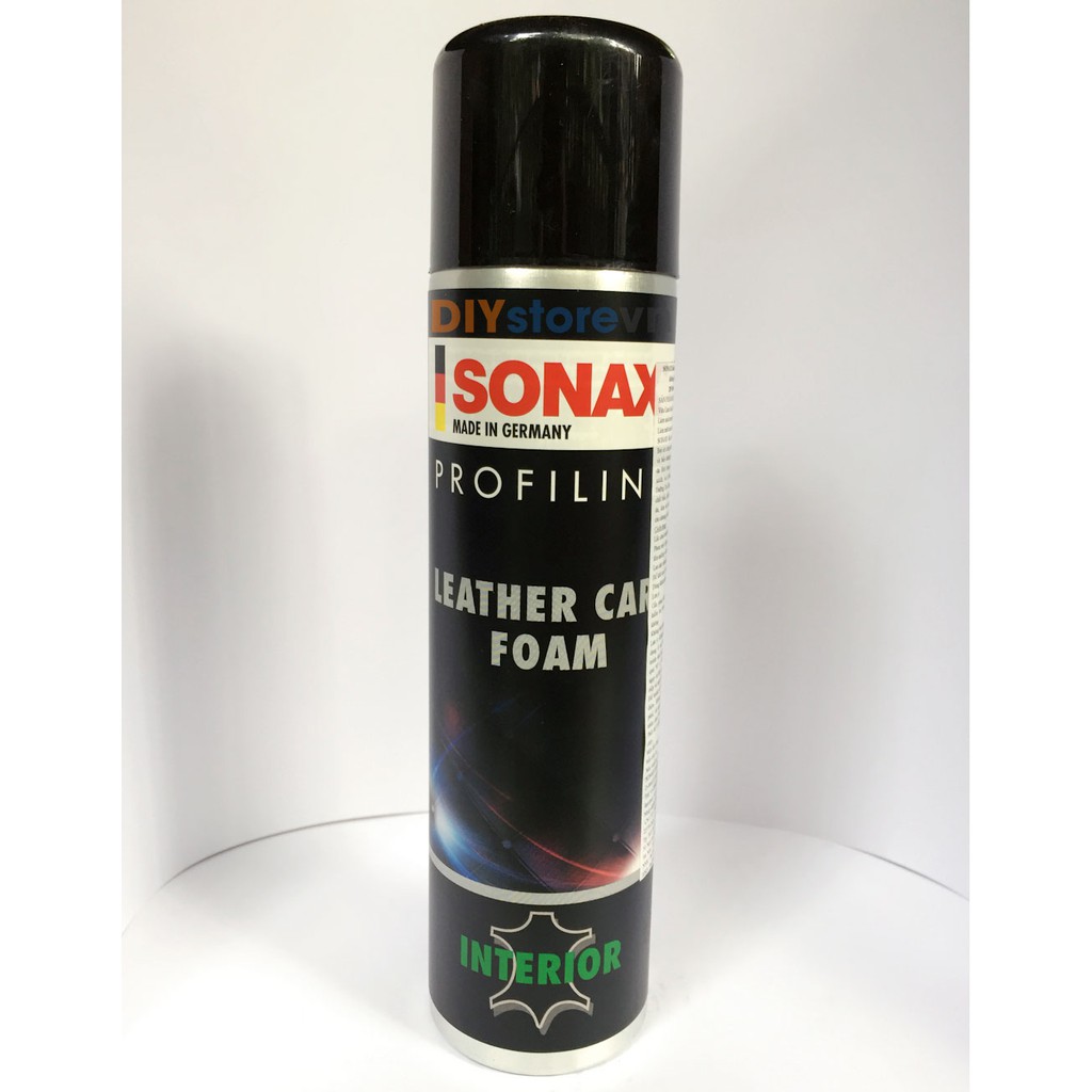 Dung dịch làm sạch và bảo dưỡng da SONAX PROFILINE Leather Care Foam, 400ml