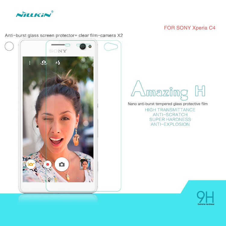 Miếng Dán Kính Cường Lực Sony Xperia C4 Hiệu NillKin - Giá rẻ