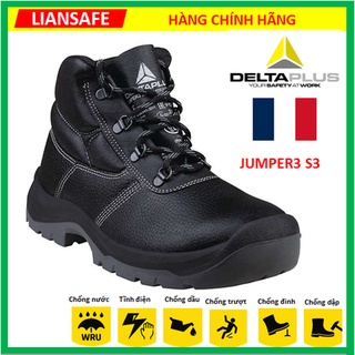 Giày lao động nam Deltaplus Jumper3 S3 cao cổGiày bảo hộ công trường chống nước thumbnail