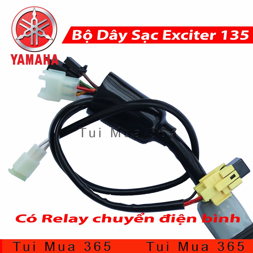 Bộ dây chuyển sạc Exciter 150 cho Exciter 135, Sirius, Jupiter, Taurus có Relay