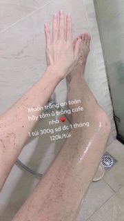 Tẩy da chết - Ủ trắng cafe 300g