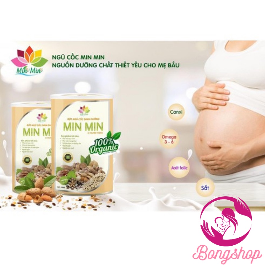 Ngũ Cốc Lợi Sữa Min Min - Mẫu mới 29 loại Hạt, Bột Ngũ Cốc Min Min (500GAM), dành cho mẹ bầu và mẹ nuôi con bằng sữa mẹ
