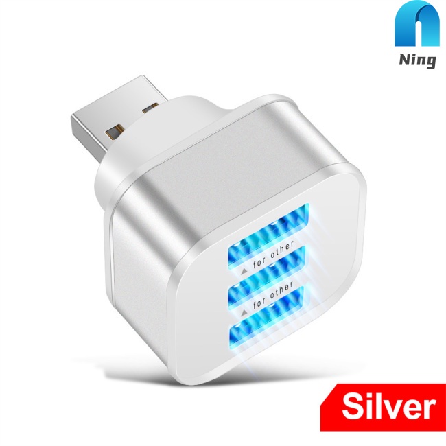 Đầu Chia 3 Cổng Usb 3 Cổng Tốc Độ Cao Tiện Dụng Mang Theo Du Lịch