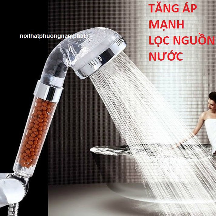 [ RẺ VÔ ĐỊCH ] VÒI TẮM HOA SEN TĂNG ÁP TẶNG KÈM DÂY [ VÒI SEN TĂNG ÁP ].