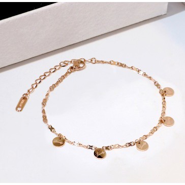 Vòng tay lắc tay nữ titan lucky may mắn màu vàng - cam kết không bay màu
