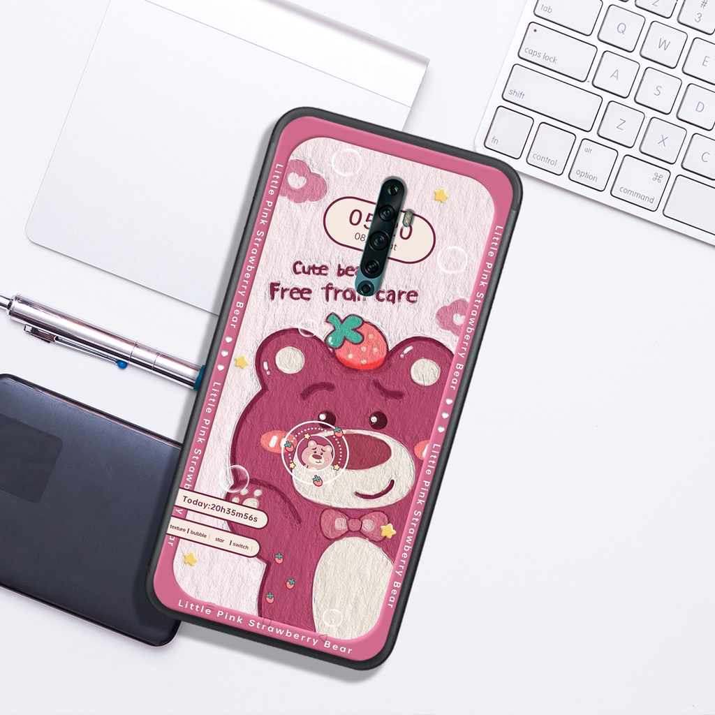 Ốp Lưng OPPO K3 - REALME X - RENo - RNEO 2 - RENO 2F , In Hình Gấu&Thỏ Siêu Cute và Đẹp.