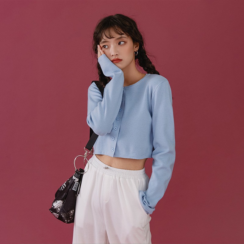 Thời Trang Nữ Áo Croptop Hisexy Tay Dài Nữ | BigBuy360 - bigbuy360.vn