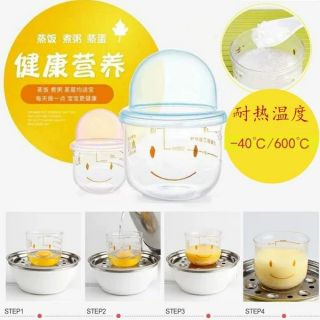 [TẶNG ĐŨA/KÉO] Cốc nấu cháo MUDOU