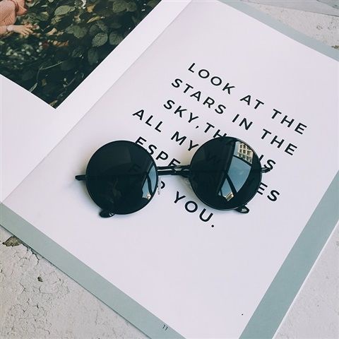 【COD】Mắt Kính râm Ngố gọng Tròn Thời Trang Cực Ngầu cho nam nữ Thầy Bói Nhiều Màu tia UV400 hot tred 2022