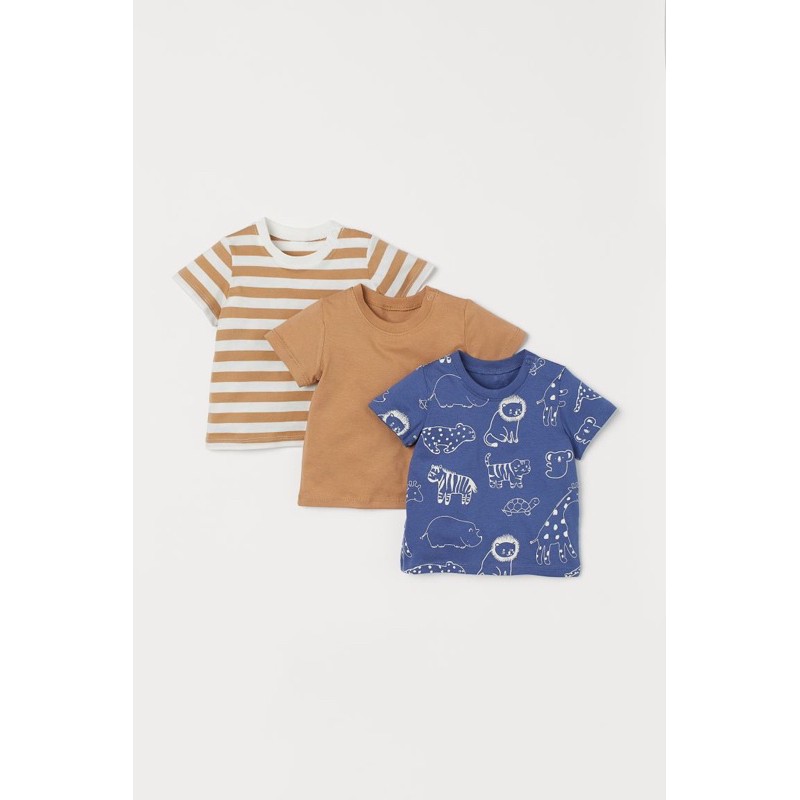Set bộ H&M cho bé trai chất nhẹ mát