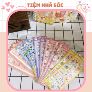 Tấm Sticker dài trang trí sổ vở cute