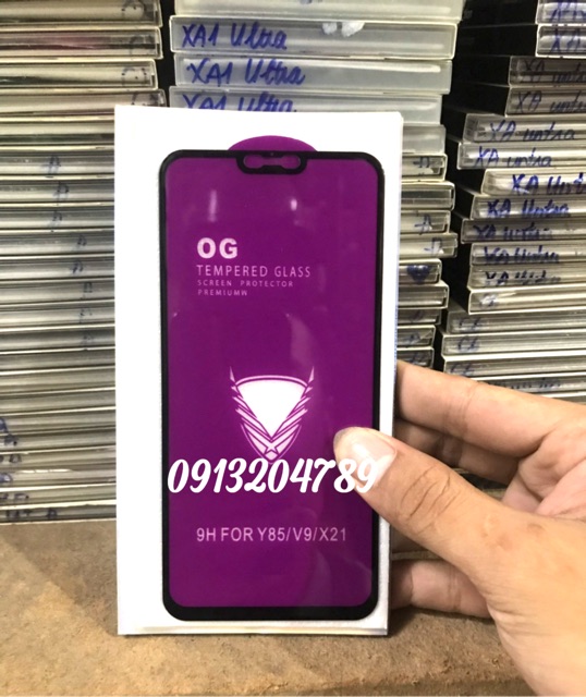 Kính cường lực OG Vivo Y85/ V9 / X21 khoan không thủng
