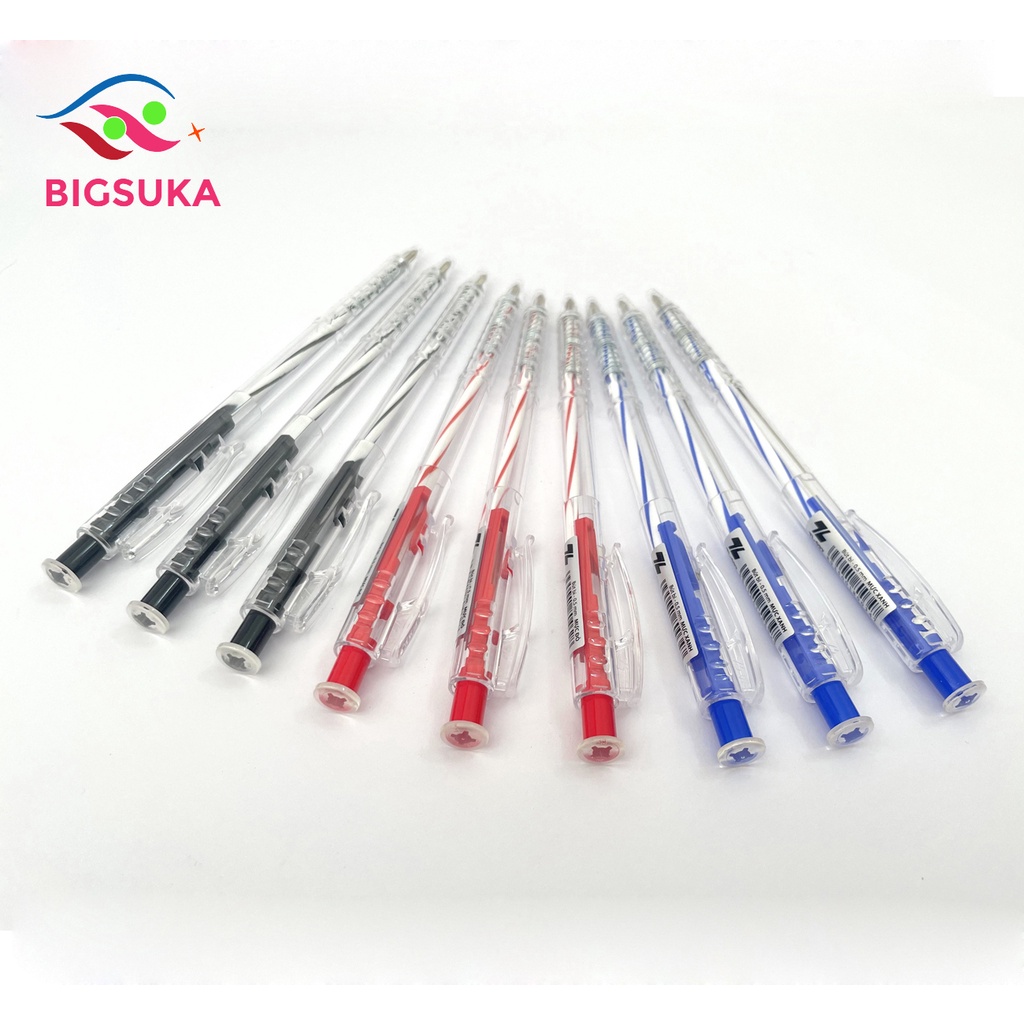 Bút bi Thiên Long 027 [Hộp 20 cây] đầu bút 0.5mm BIGSUKA