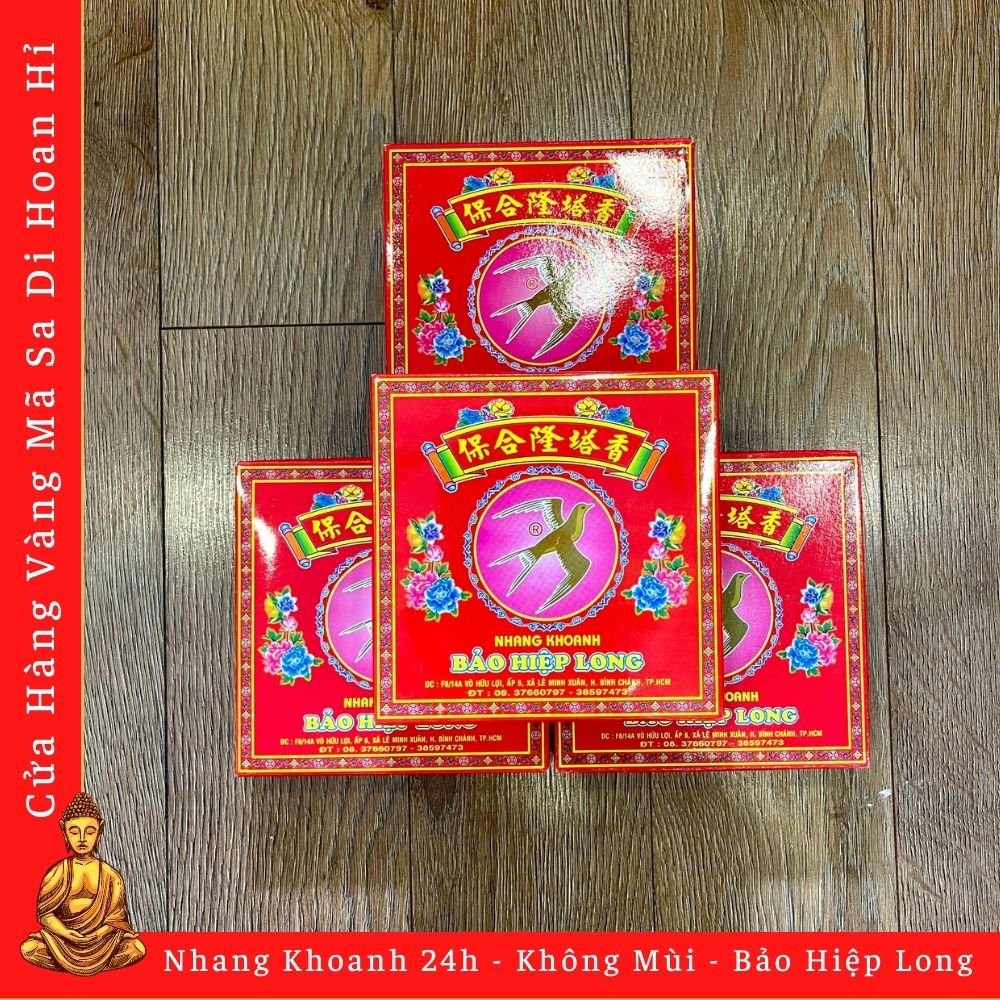 Nhang Khoanh 24h - Không Mùi - Hiệu Bảo Hiệp Long - Cửa Hàng Nhang Đèn Vàng Mã Sa Di Hoan Hỉ