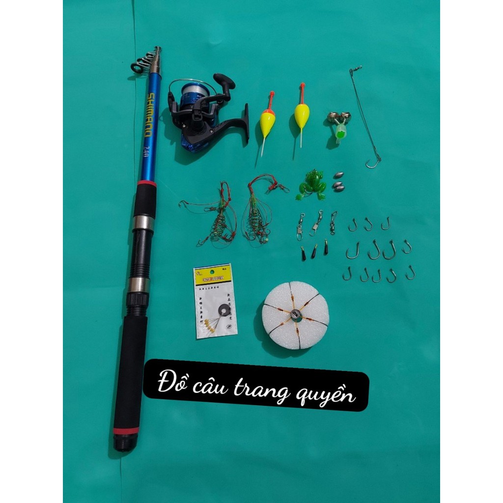 Bộ combo cần máy rút shimano có máy và phụ kiện giá.