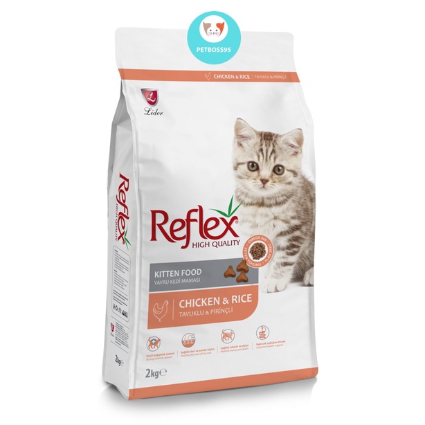 Hạt Reflex Cho Mèo Túi 2kg - Cho Mèo Lớn và Mèo Con -Thổ Nhĩ Kỳ
