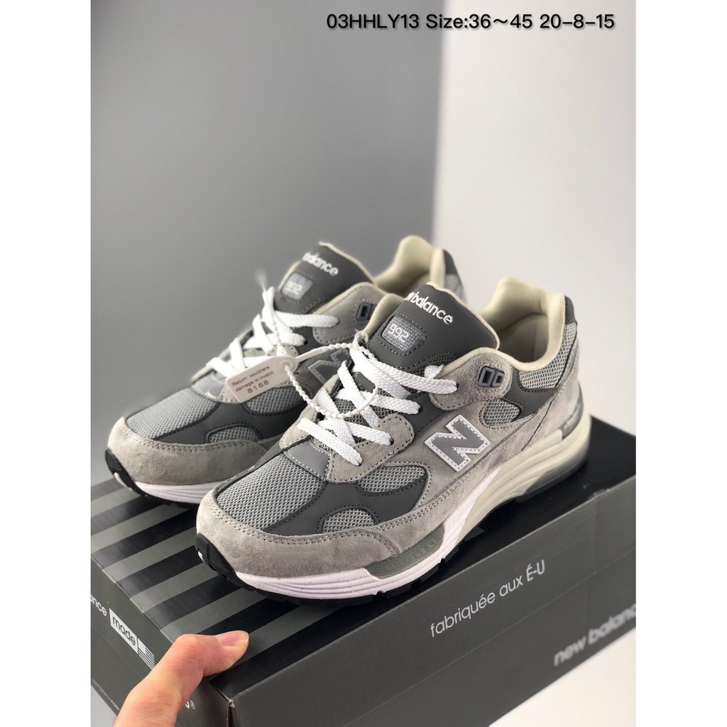 Giày Thể Thao New Balance M992 Thiết Kế Đơn Giản Năng Động Thời Trang Size 36~45