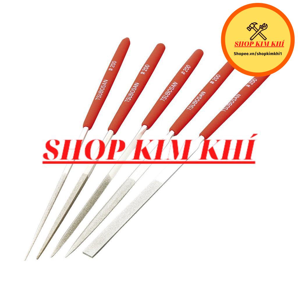 Bộ 3 cây dũa hợp kim 5&quot; dài 180mm