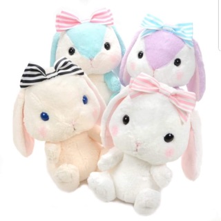 Thỏ loppy usa đeo nơ sọc amuse chính hãng