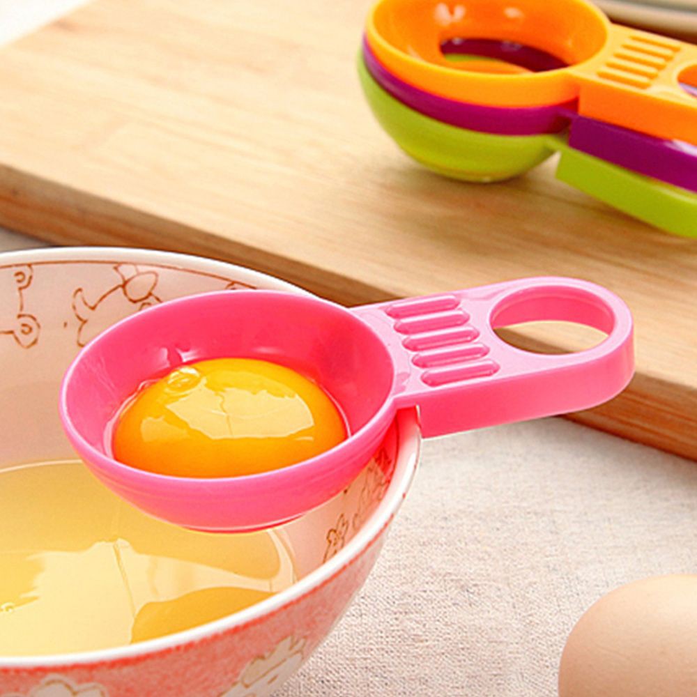 Dụng cụ tách lòng đỏ trà bằng nhựa