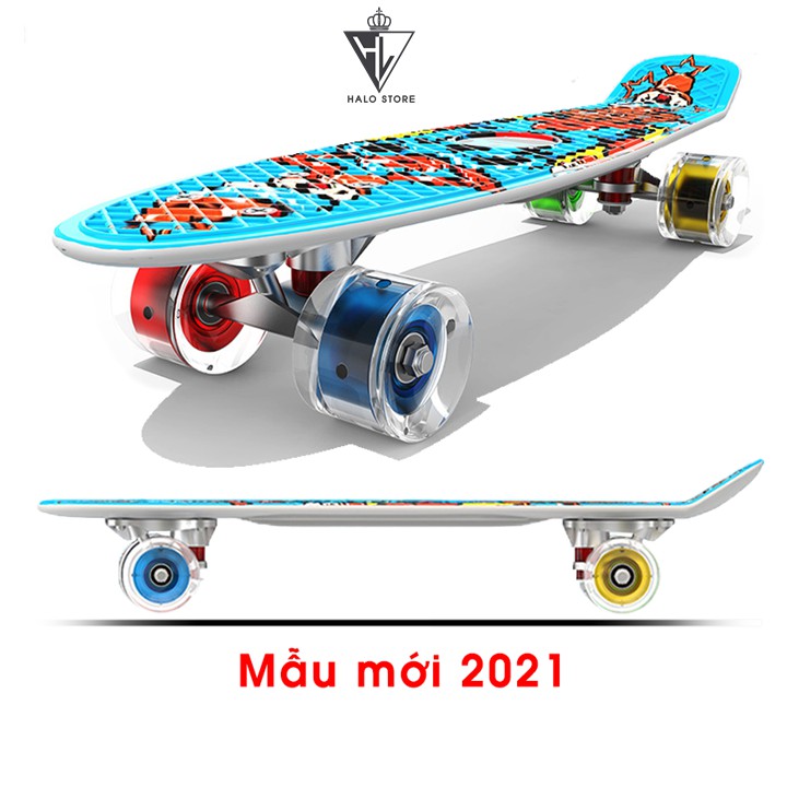 Ván trượt Skateboard Penny nhiều màu - Giao màu ngẫu nhiên