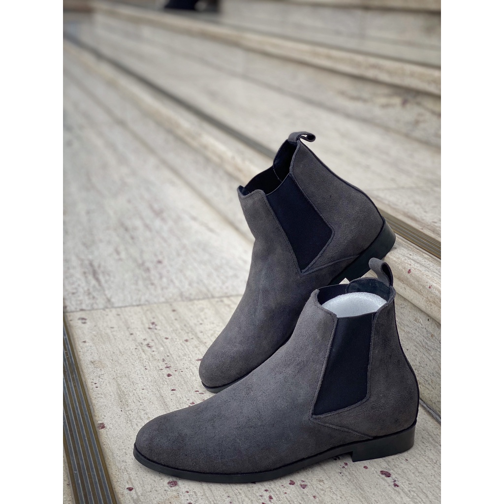 Giày nam chelsea boot da bò lộn 2H - 47 | BigBuy360 - bigbuy360.vn