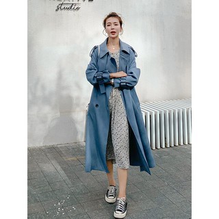 SẴN 1 Áo khoác trenchcoat dáng dài thanh lịch trẻ trung