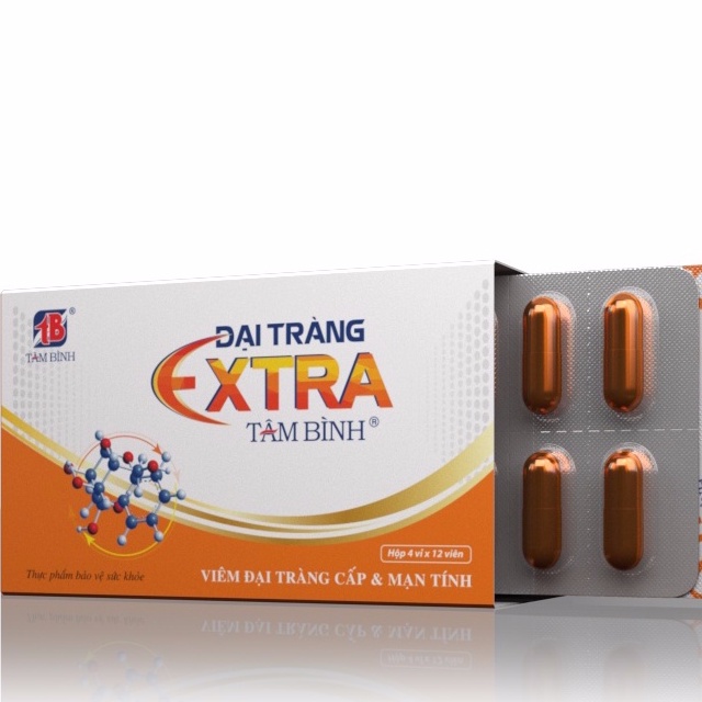 ĐẠI TRÀNG EXTRA TÂM BÌNH – Hỗ trợ giảm các triệu chứng của viêm đại tràng, hội chứng ruột kích thích (48Viên)