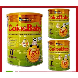 Vitadairy - Sữa bột ColosBaBy Gold 1000IgG 800g Đủ số 0+, 1+, 2+ ( Date 2022 )