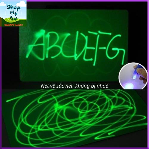 Đồ Chơi Trẻ Em, Bảng Led Huỳnh Quang Cho Bé, Bảng Viết Dạ Quang Phát Sáng, Đồ Chơi Thông Minh Cho Bé Gái, Bé Trai