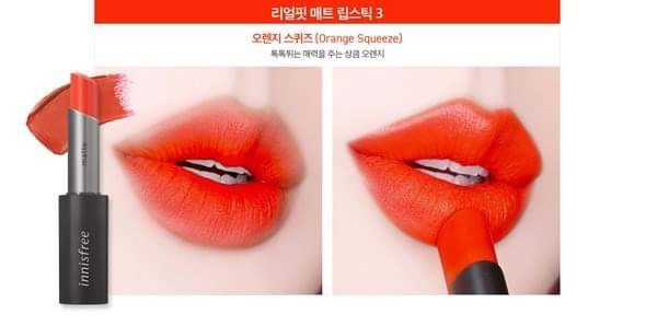 Son Thỏi Lì Mềm Mịn Môi Innisfree Real Fit Matte Lipstick (New 2019)