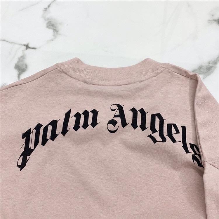 Áo thun Palm Angels Tee - Oversize Palm Angel Gấu Teddy Bear Hồng (PINK TEE)