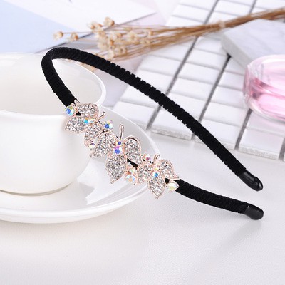 Bờm Cài Tóc Nhung họa tiết Ngọc Đính Đá sang chảnh nhiều mẫu xinh xắn LUCY LUXURY SHOP