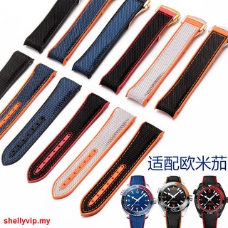 Dây Đeo Thay Thế Bằng Cao Su Cho Đồng Hồ OMEGA 300 Seahorse Ocean Universe 600