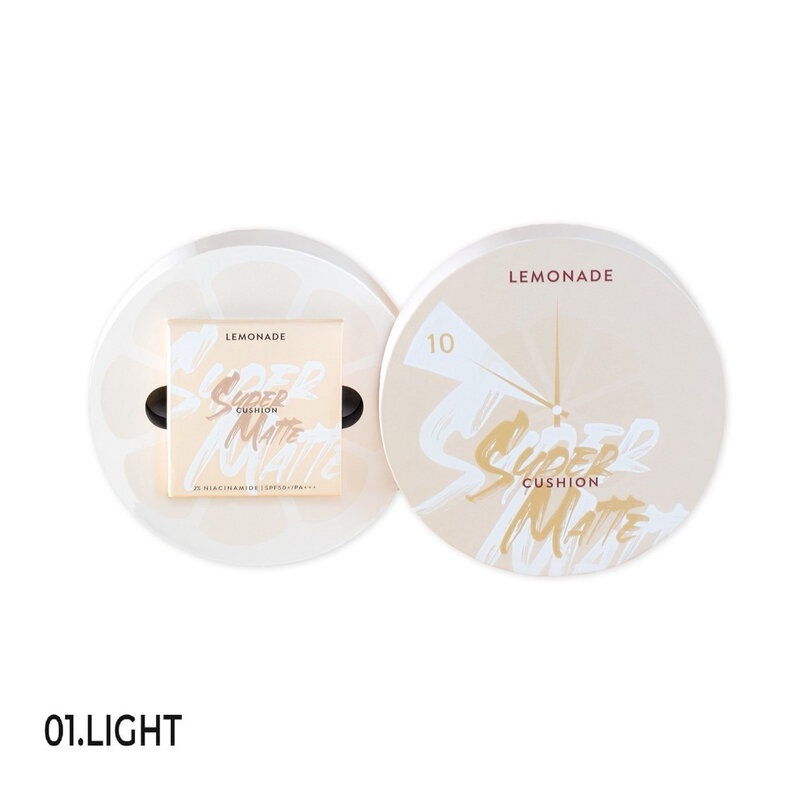 Phấn Nước Lemonade Siêu Kiềm Dầu Màu 01 Light 15g