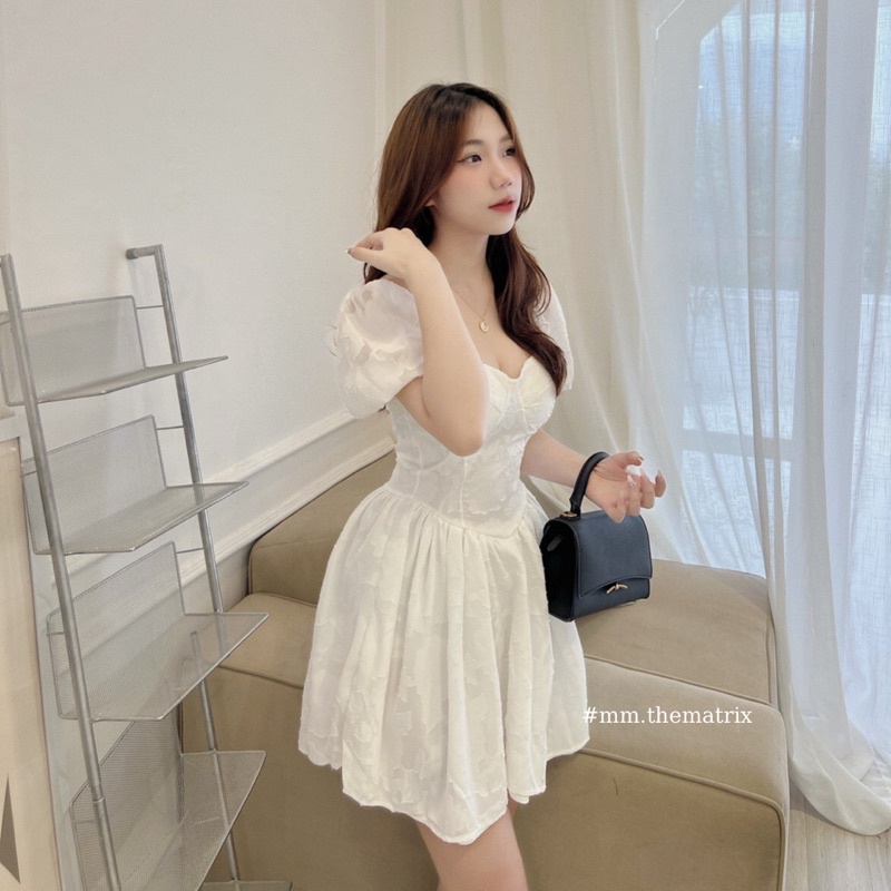 Váy hoa cúp ngực (ảnh thật tự chụp)