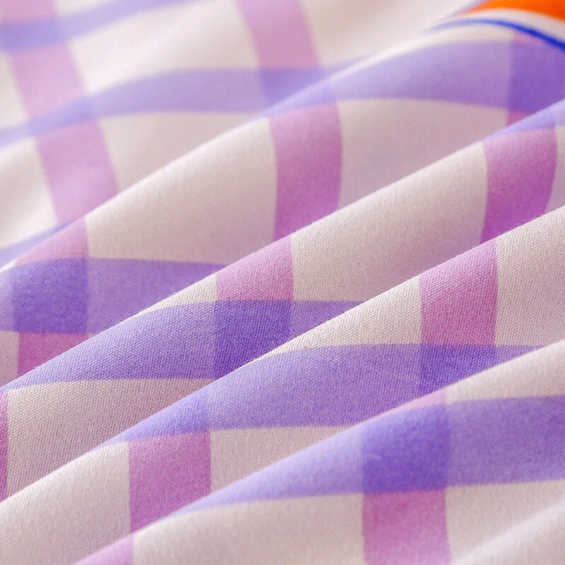 Bộ Chăn Ga Cotton Poly  - Mẫu Thỏ Tím