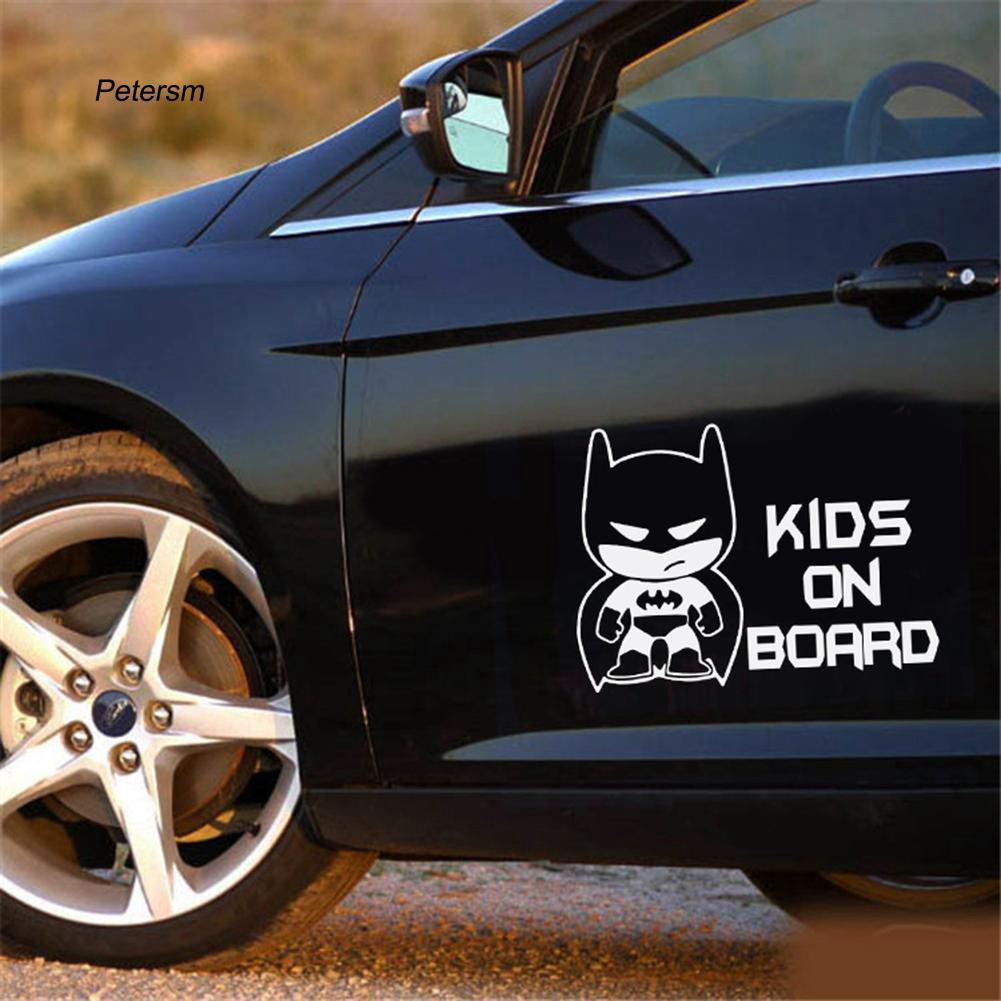 Decal dán trang trí phản quang hình biểu tượng hoạt hình ptsm _