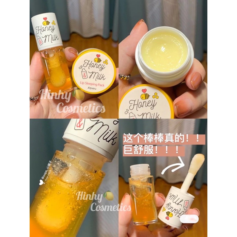 SON DƯỠNG MÔI HONEY MILK APIEU