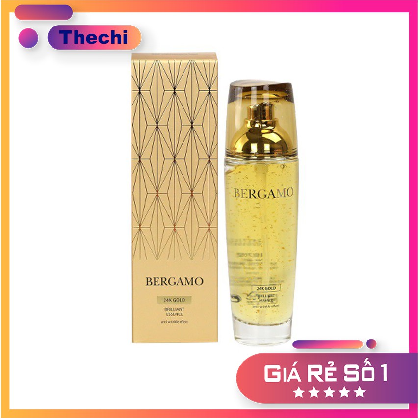 Serum dưỡng trắng Bergamo White Vita/24K Gold Luminant Essence căng mịn da 110ml